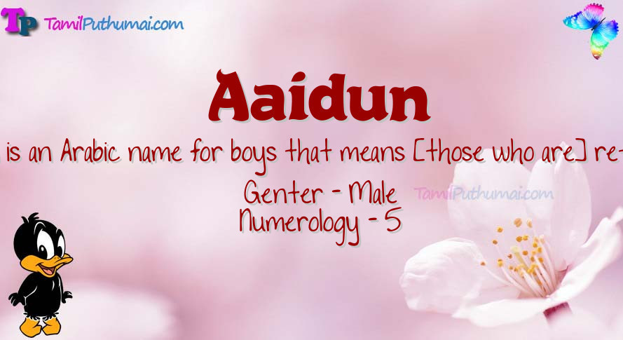 Aaidun-babyname-meaning