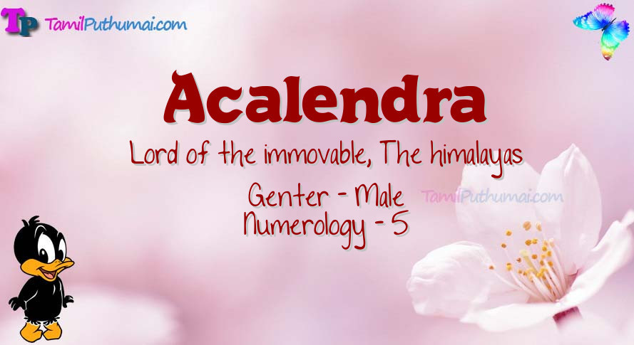 Acalendra-babyname-meaning
