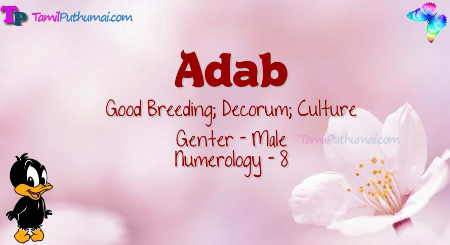 Adab-babyname-meaning