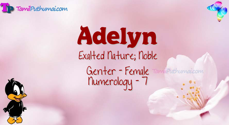 Adelyn name does mean the what ADELYN Name