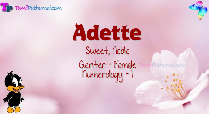Adette-babyname-meaning