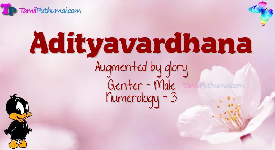 Adityavardhana-babyname-meaning
