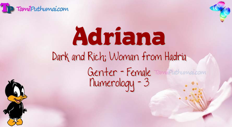 Adriana-babyname-meaning