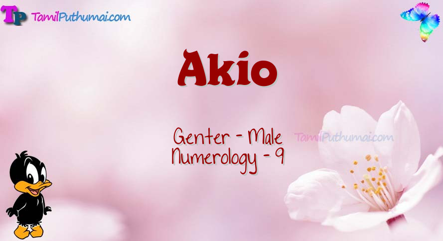 Akio-babyname-meaning