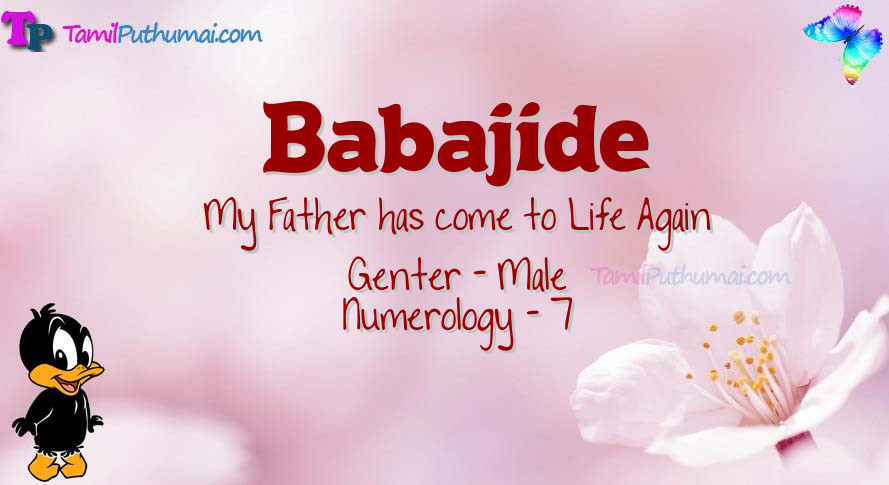 Babajide-babyname-meaning