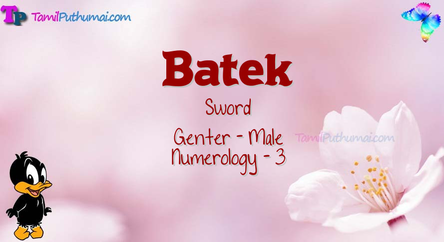 Batek-babyname-meaning