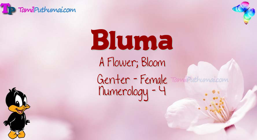 Bluma-babyname-meaning
