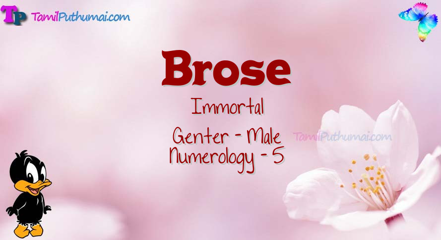 Brose-babyname-meaning