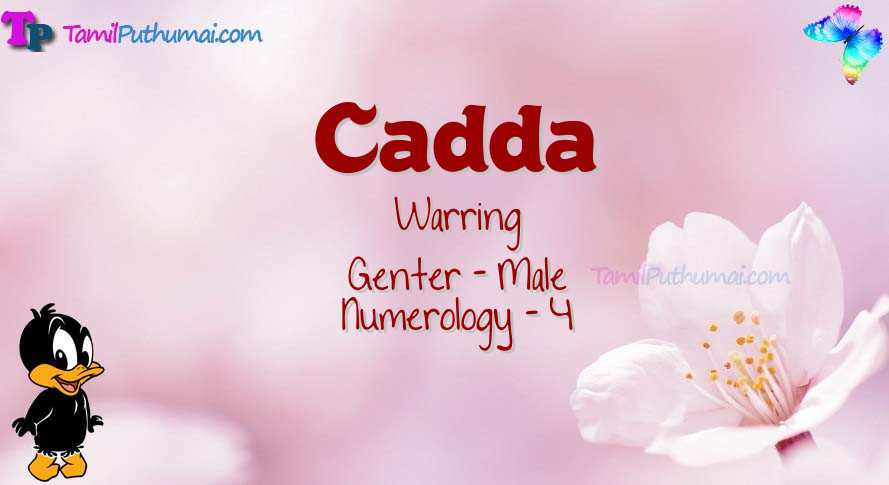 Cadda-babyname-meaning