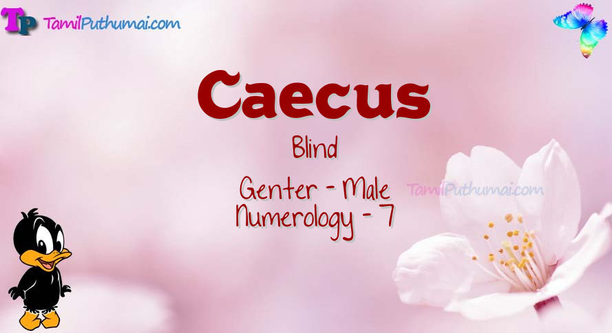 Caecus-babyname-meaning