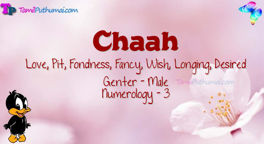 Chaah-babyname-meaning