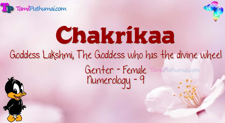 Chakrikaa-babyname-meaning