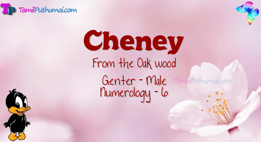 Cheney-babyname-meaning