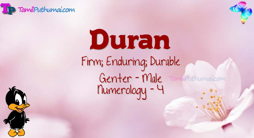 Duran-babyname-meaning