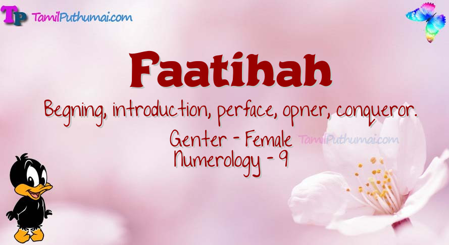 Faatihah-babyname-meaning