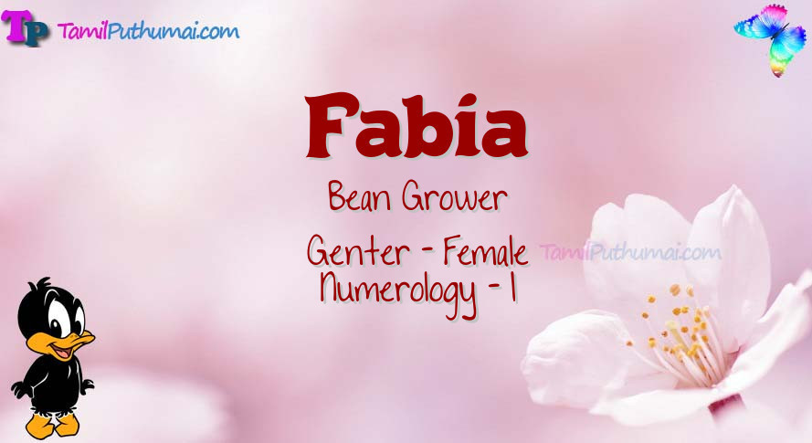 Fabia-babyname-meaning