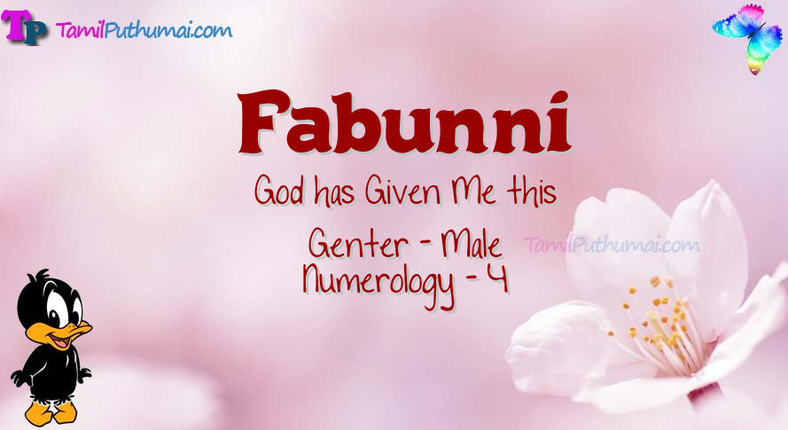 Fabunni-babyname-meaning
