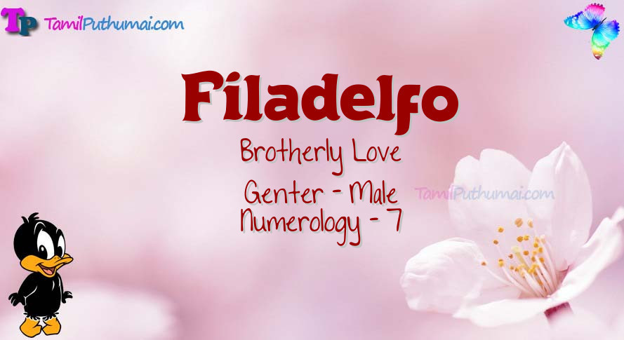 Filadelfo-babyname-meaning