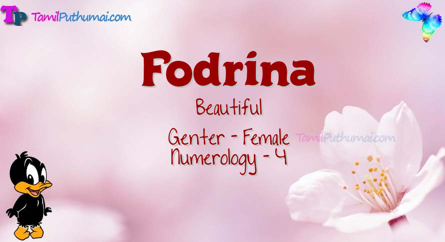 Fodrina-babyname-meaning