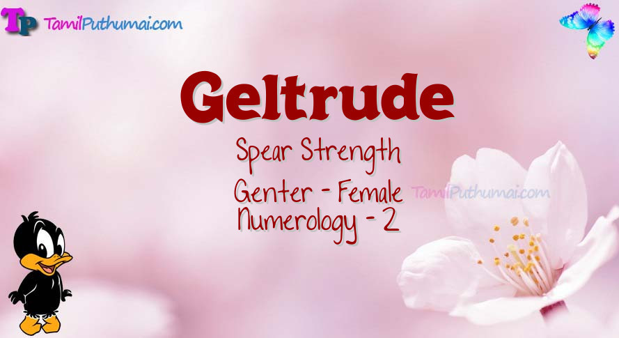 Geltrude-babyname-meaning
