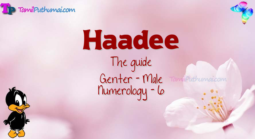 Haadee-babyname-meaning