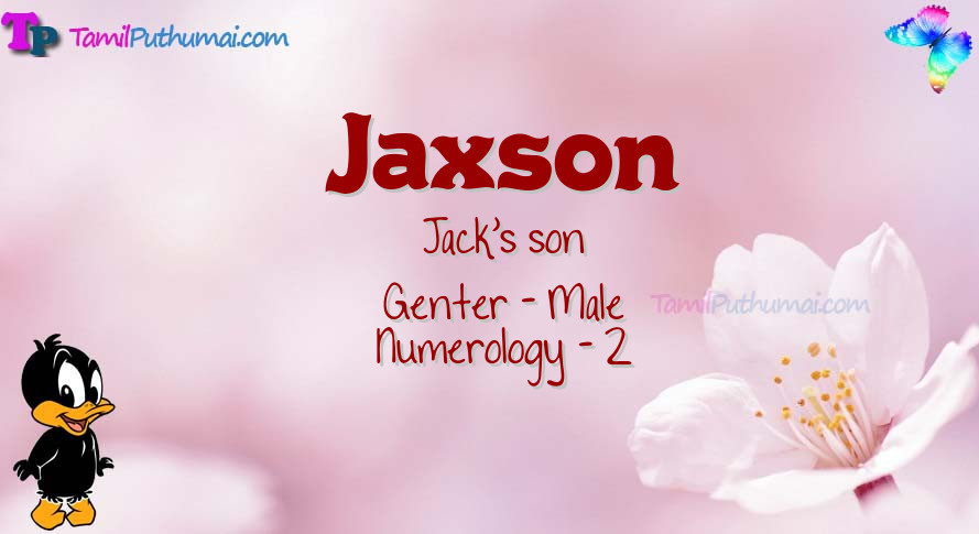 Jaxson-babyname-meaning
