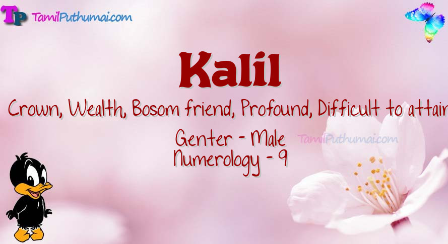 Kalil-babyname-meaning