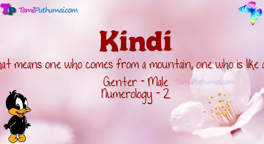 Kindi-babyname-meaning