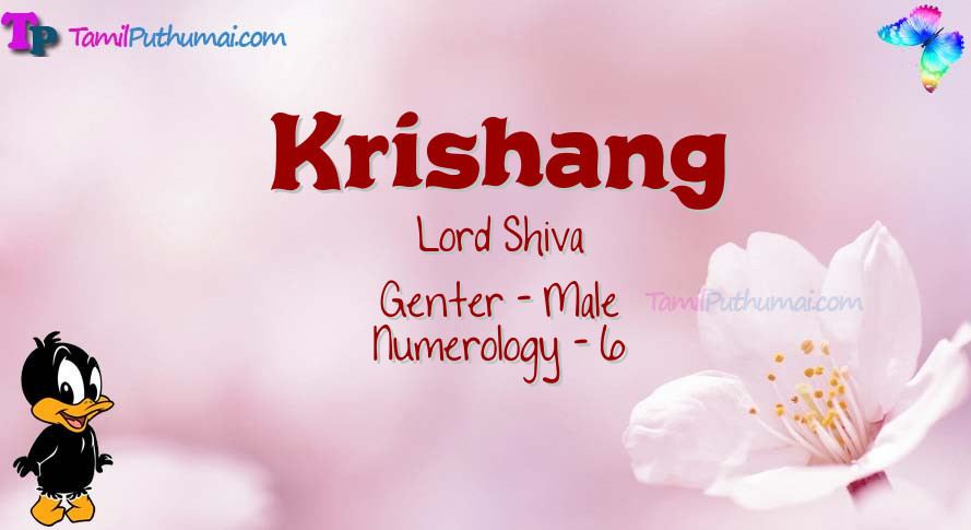 Krishang-babyname-meaning