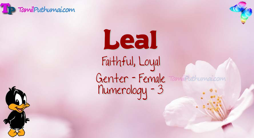 Leal-babyname-meaning