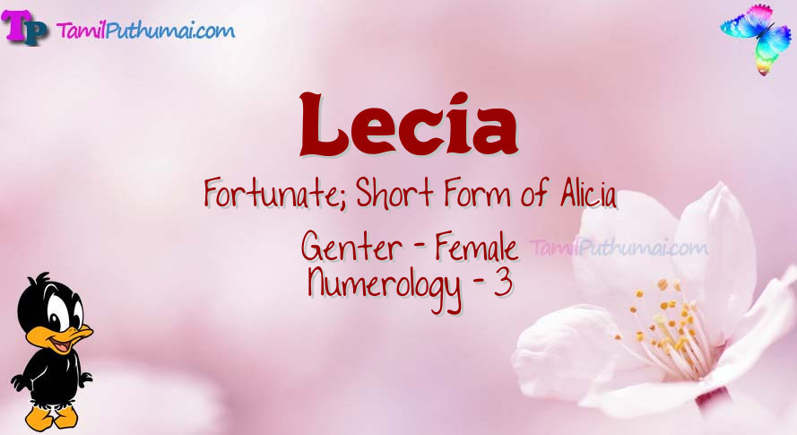 Lecia-babyname-meaning