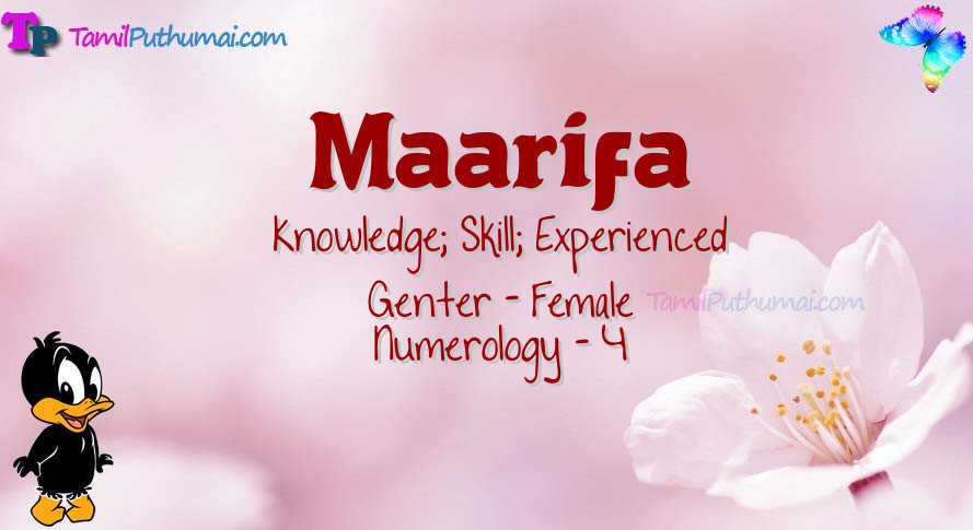 Maarifa-babyname-meaning