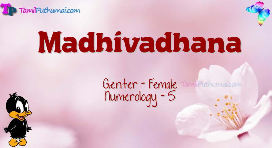 Madhivadhana-babyname-meaning
