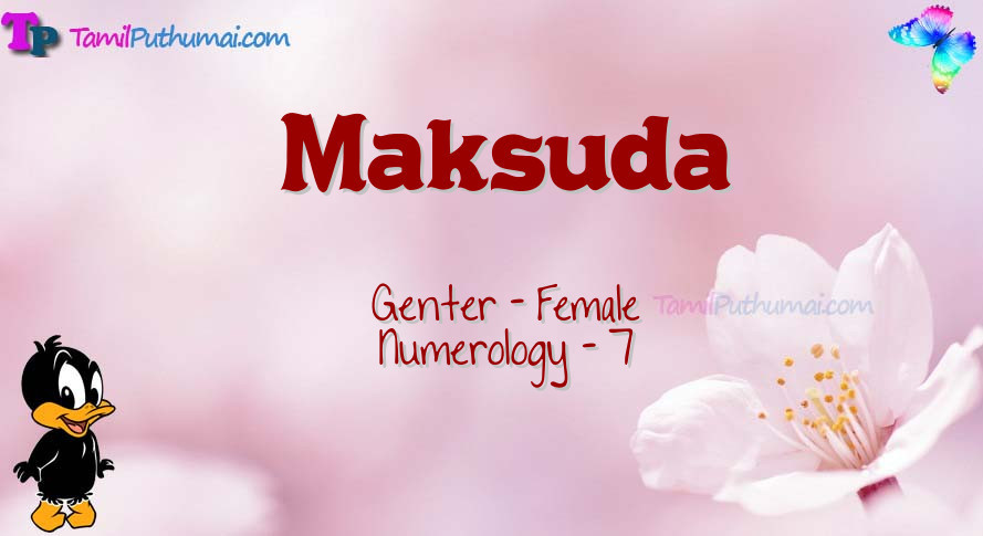Maksuda-babyname-meaning