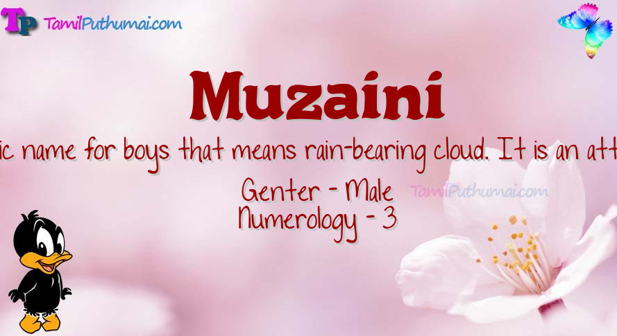 Muzaini-babyname-meaning