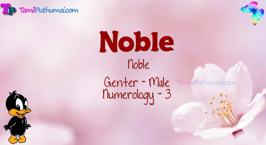 Noble-babyname-meaning