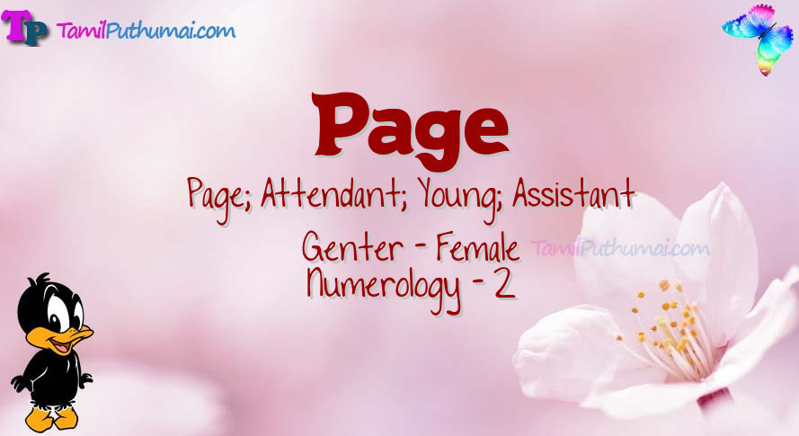 Page-babyname-meaning