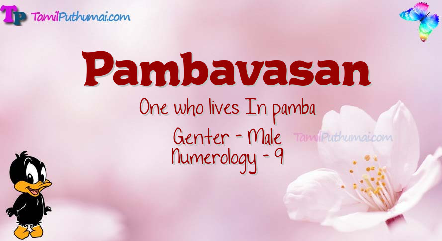 Pambavasan-babyname-meaning