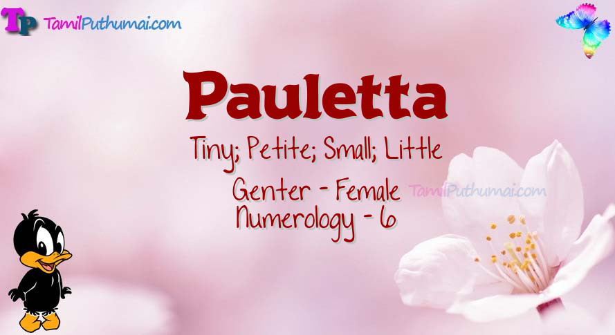 Pauletta-babyname-meaning