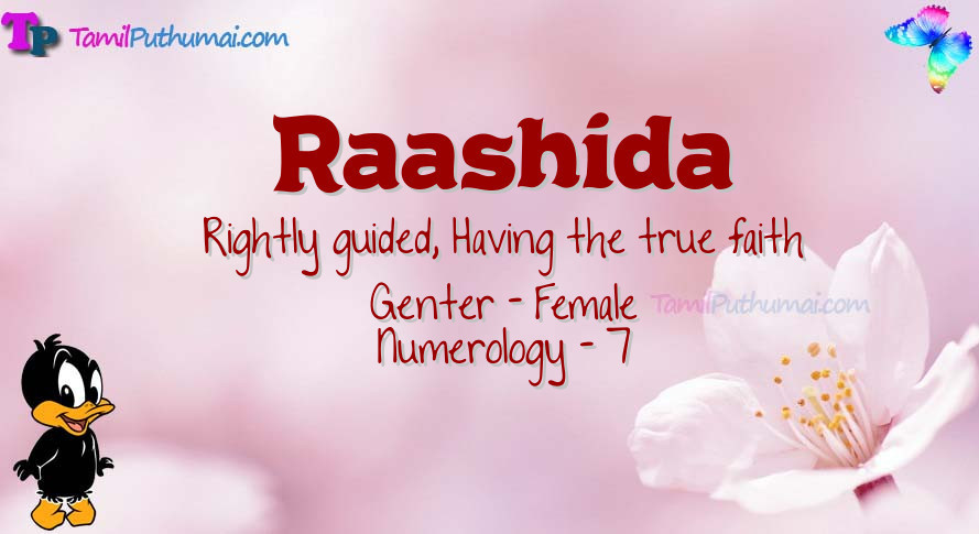 Raashida-babyname-meaning