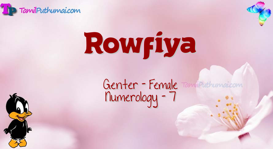 Rowfiya-babyname-meaning