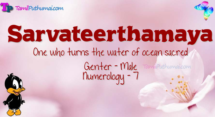 Sarvateerthamaya-babyname-meaning