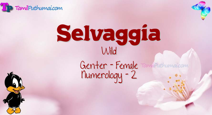 Selvaggia-babyname-meaning