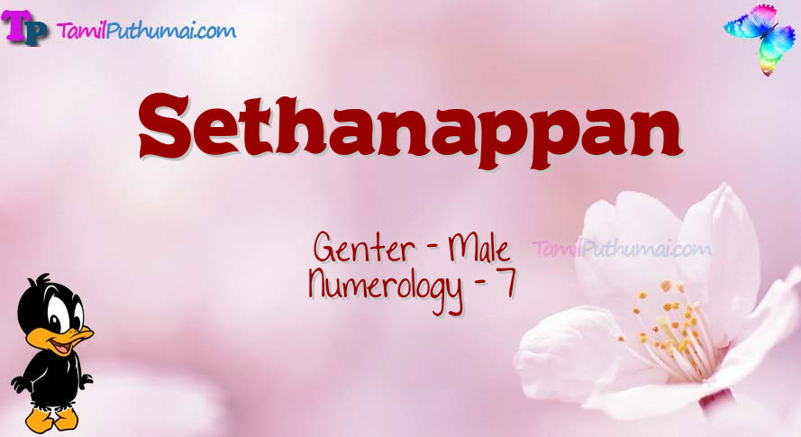 Sethanappan-babyname-meaning