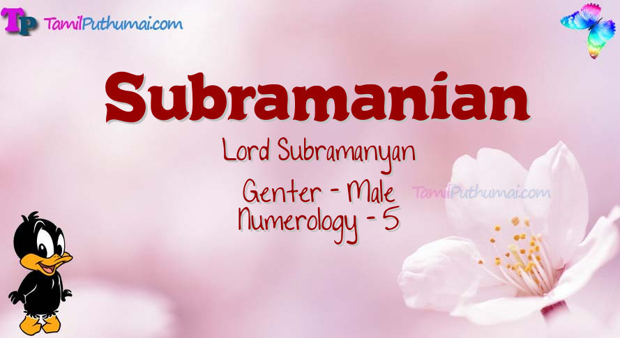 Subramanian-babyname-meaning