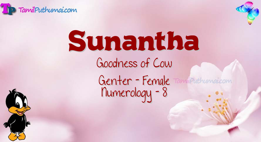 Sunantha-babyname-meaning