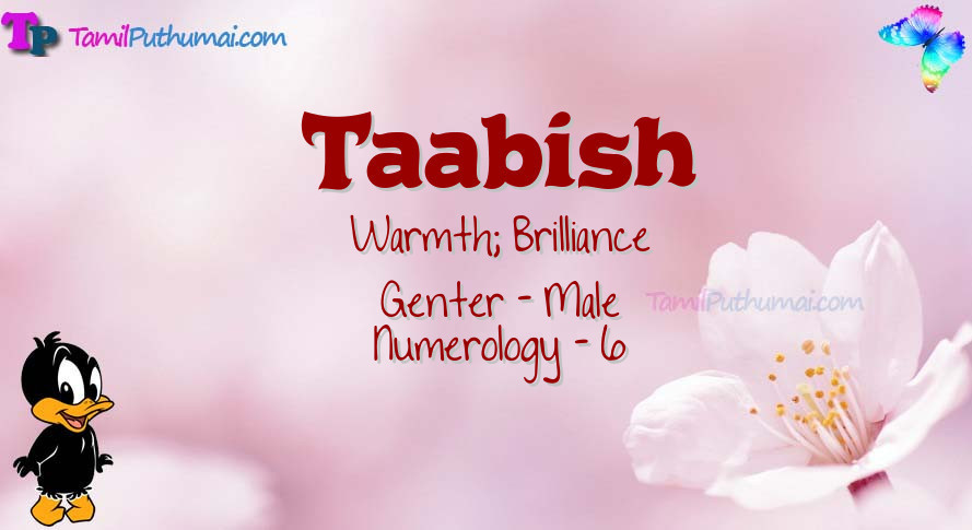 Taabish-babyname-meaning