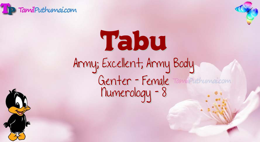 Tabu-babyname-meaning