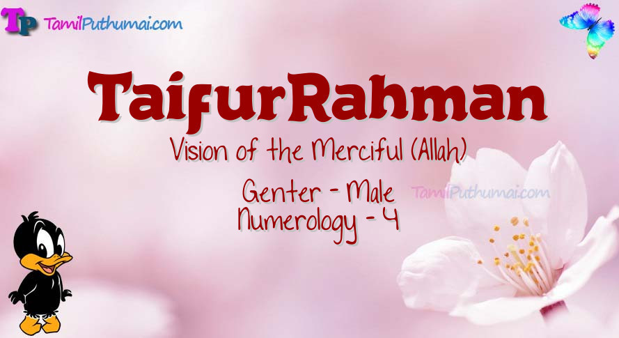 TaifurRahman-babyname-meaning