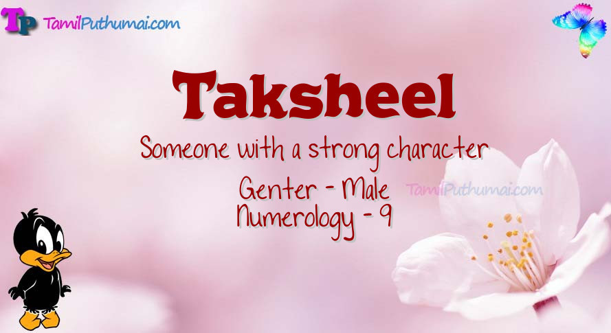 Taksheel-babyname-meaning